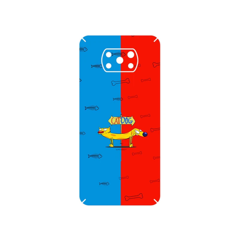 برچسب پوششی ماهوت مدل CatDog مناسب برای گوشی موبایل شیائومی Poco X3 Pro