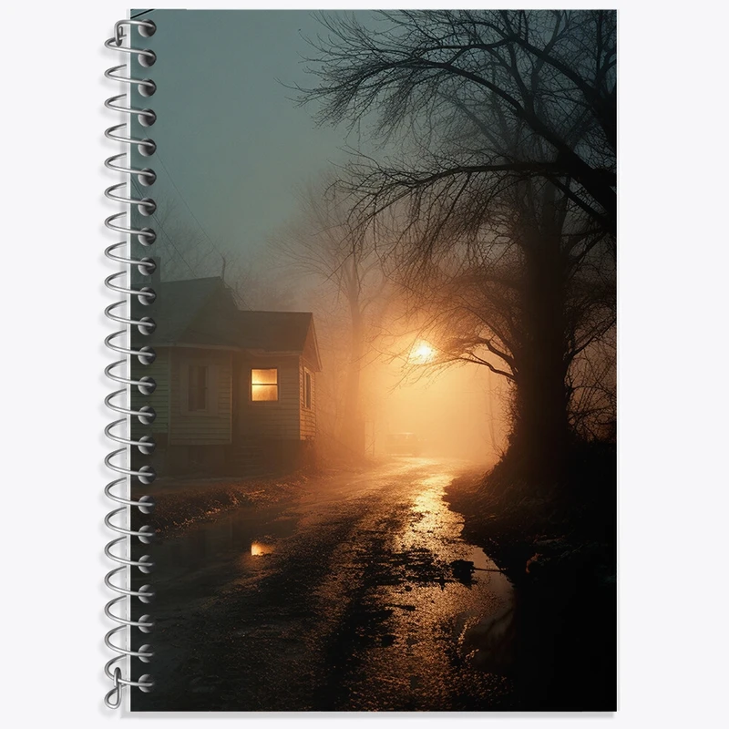 دفتر لغت 50 برگ خندالو طرح شب کد F492