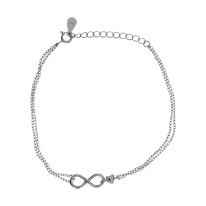 دستبند نقره زنانه پیله کد 07 