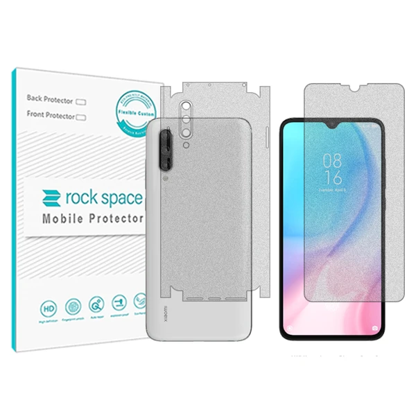 محافظ صفحه نمایش مات راک اسپیس مدل HyMTT مناسب برای گوشی موبایل شیائومی Mi 9 Lite به همراه محافظ پشت گوشی