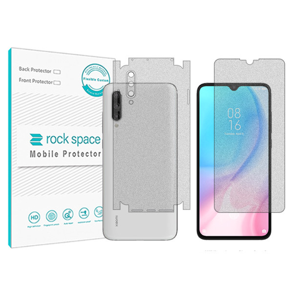 محافظ صفحه نمایش مات راک اسپیس مدل HyMTT مناسب برای گوشی موبایل شیائومی Mi 9 Lite به همراه محافظ پشت گوشی