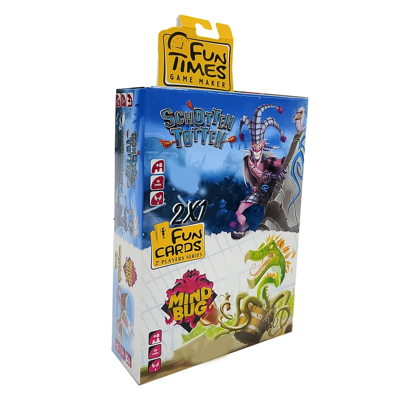 بازی فکری فان تایمز مدل Mindbug and Schotten Totten