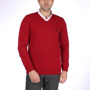 نقد و بررسی پلیور مردانه تریکو پاییزان کد P700 رنگ قرمز روشن توسط خریداران