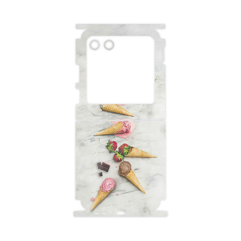 برچسب پوششی ماهوت مدل Funnel_ice_cream-FullSkin مناسب برای گوشی موبایل موتورولا Razr 40 Ultra