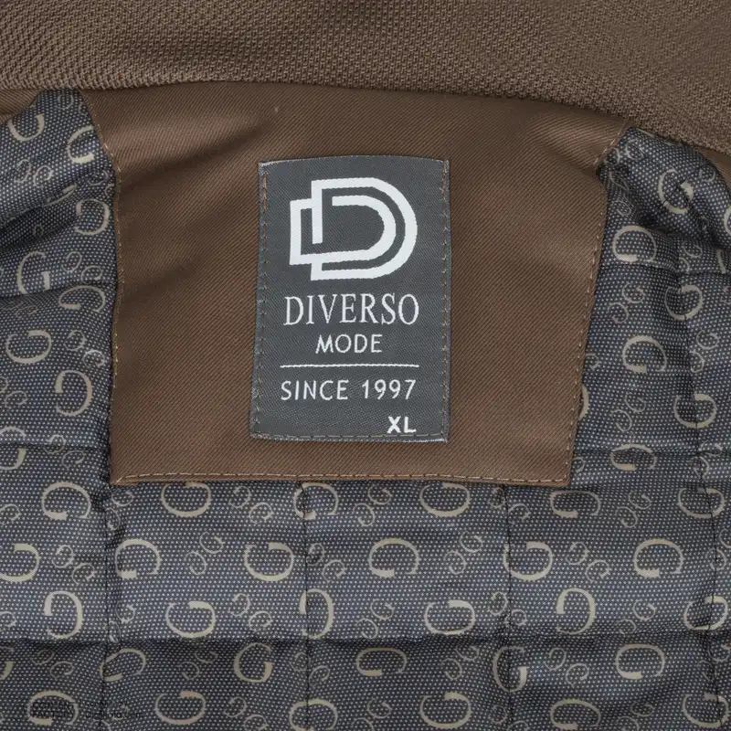 کاپشن مردانه دیورسو مدل سوپرسانتانا کد 121 رنگ قهوه ای