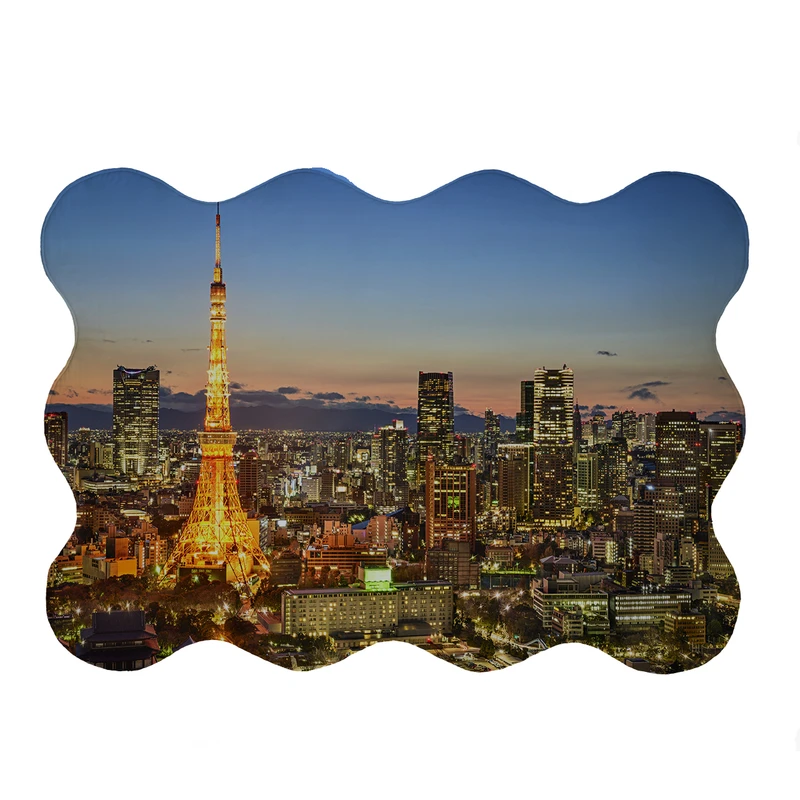 پادری مدل دالبر طرح ایفل کد 5670 سایز 80x110 سانتی متر