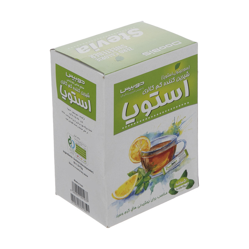  شیرین کننده رژیمی استویا دوبیس بسته 50 عددی