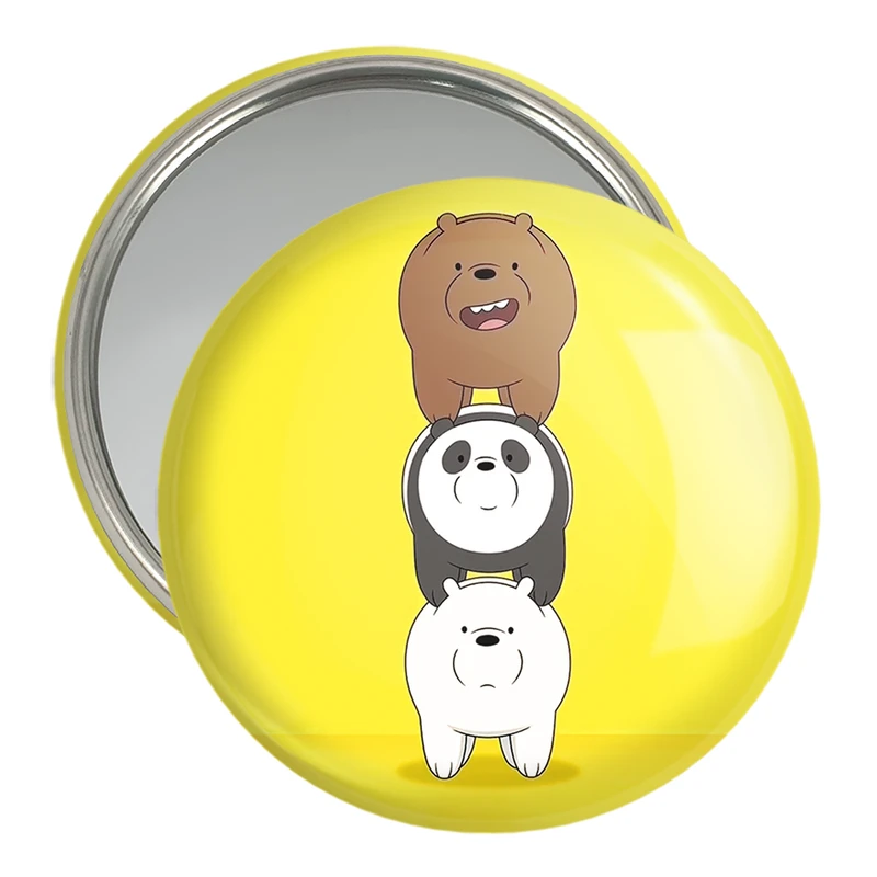 آینه جیبی خندالو مدل انیمیشن سه خرس کله پوک کد 27640