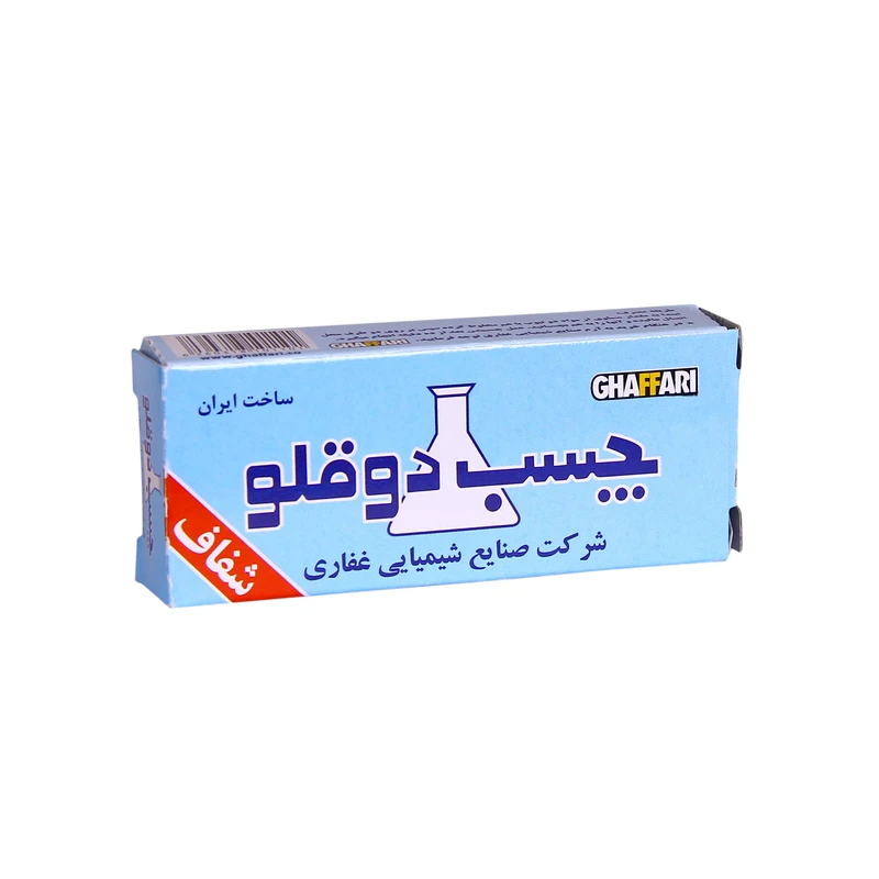 چسب دوقلو غفاری مدل E2 وزن 20 گرم