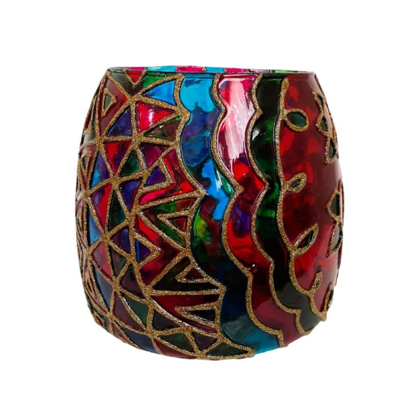 جاشمعی شیشه ای طرح رویا کد 014