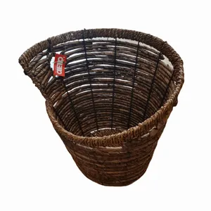  سطل زباله آلفا مدل حصیری کد TR_7