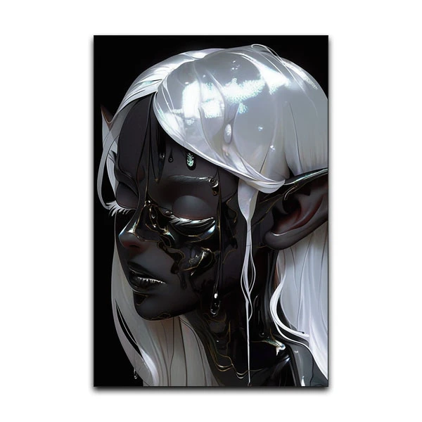 تابلو شاسی گوفی مدل پری ارباب حلقه ها طرح Dark Elf کد BW74