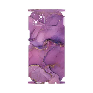 MAHOOT Purple Marble-FullSkin Cover Sticker for Wiko T10