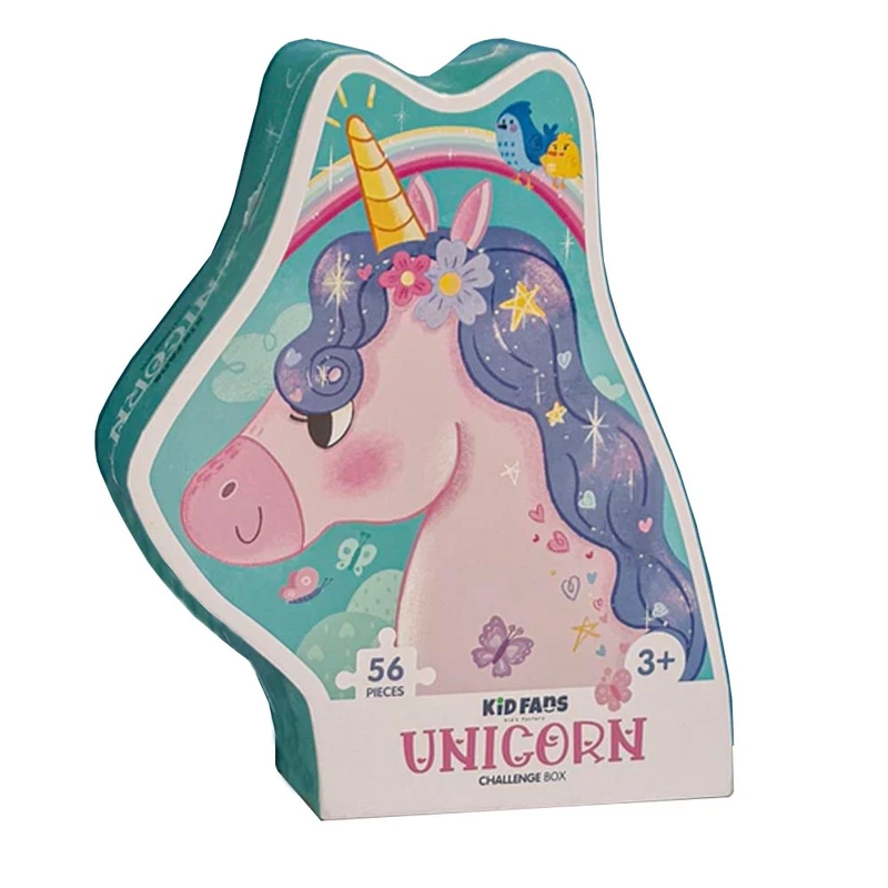 پازل  56 تکه کیدفنز مدل اسب تک شاخ مناسب 3 سال به بالا کد 148407