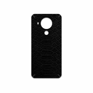 MAHOOT Black-Snake-Leather Cover Sticker for Nokia 5.4