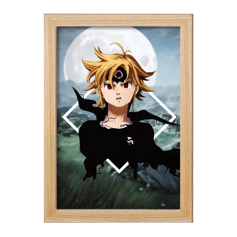 تابلو خندالو مدل ملیوداس انیمه هفت گناه کبیره  کد 17519