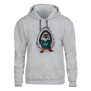 هودی مردانه مدل جوجه تیغی پسر کد SH60 رنگ طوسی