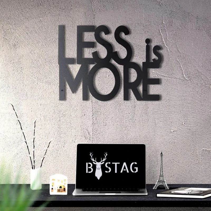 استیکر دکو رستا مدل Less is more کد C169