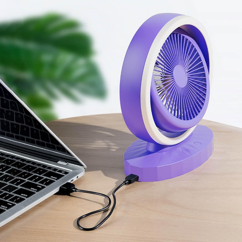 پنکه رومیزی مدل RingLight954 ظرفیت 2600 میلی آمپر