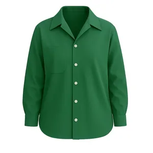 شومیز آستین بلند یقه برگردان زنانه مدل 10000