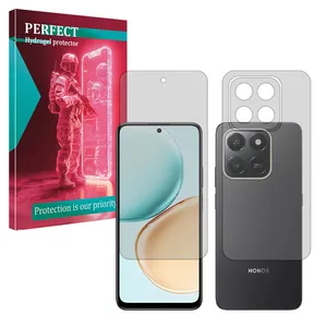 Perfect Tough model Matte screen protector suitable for Honor 400 Smart mobile phone along with the back protector