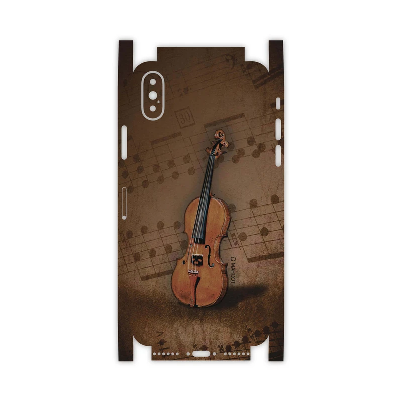 برچسب پوششی ماهوت مدل Violin-Instrument-FullSkin مناسب برای گوشی موبایل اپل iPhone X