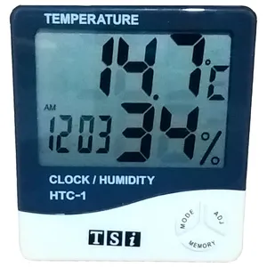 دماسنج و رطوبت سنج تی اس آی مدل HTC1