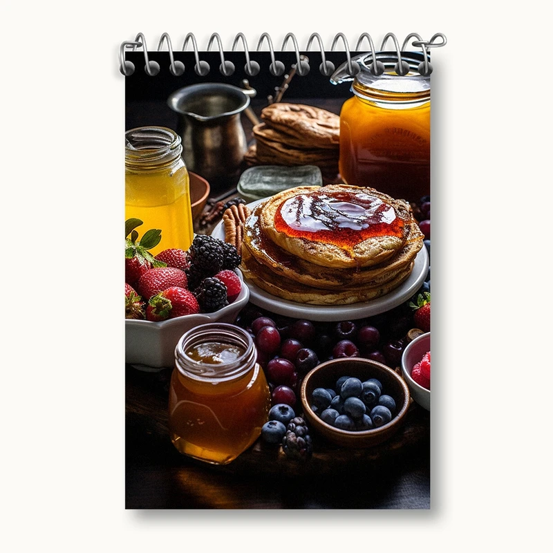 دفتر یادداشت 50 برگ خندالو مدل پنکیک کد F448