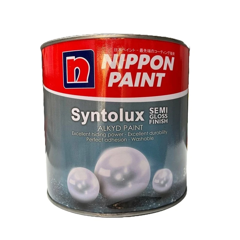 رنگ روغنی نیمه براق سفید نیپون کد 311 وزن 4 کیلوگرم
