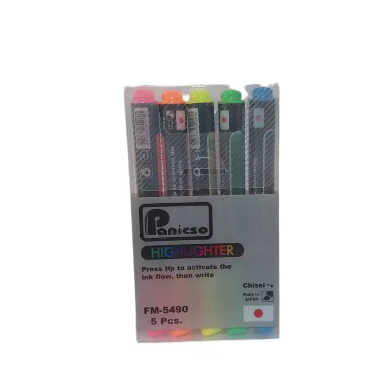 ماژیک علامت گذار پانیکسو مدل FM بسته 5 عددی