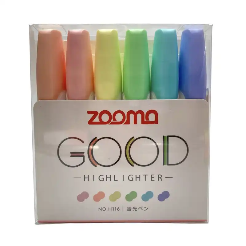 ماژیک علامت گذار زوما کد 20 بسته 6 عددی