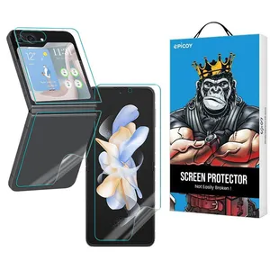 Epicoy Full Body 360 Screen Protector for Samsung Galaxy Z Flip 5 Mobile Phone with Back Protector