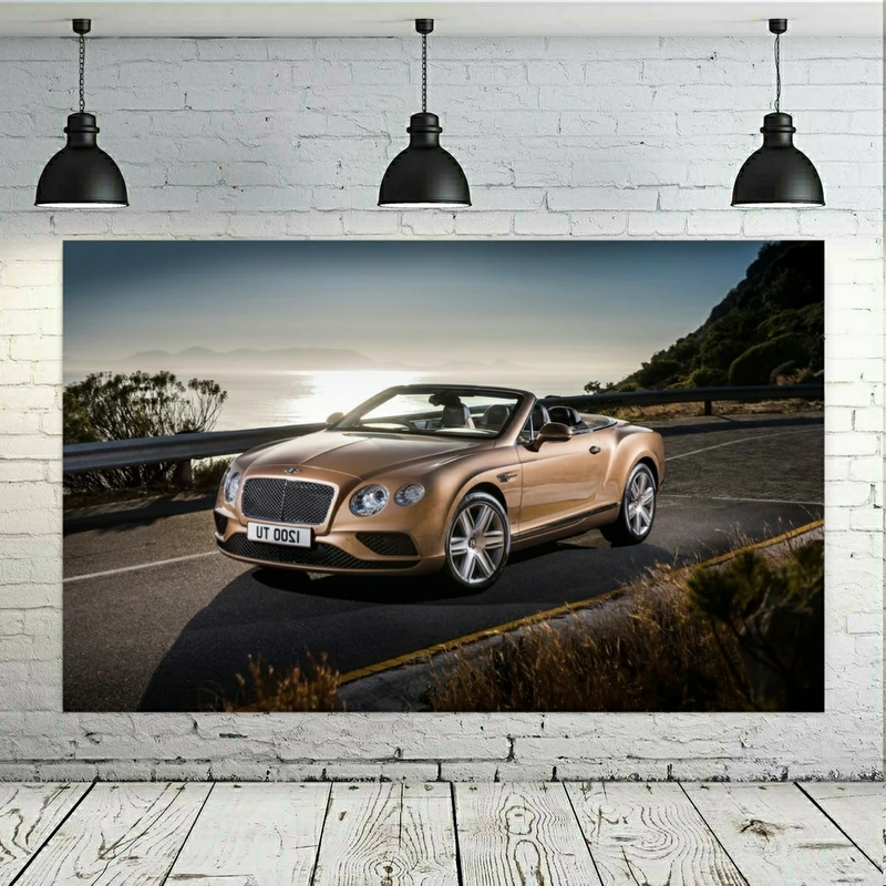 پوستر پارچه ای طرح ماشین بنتلی - Bentley مدل SDP1447