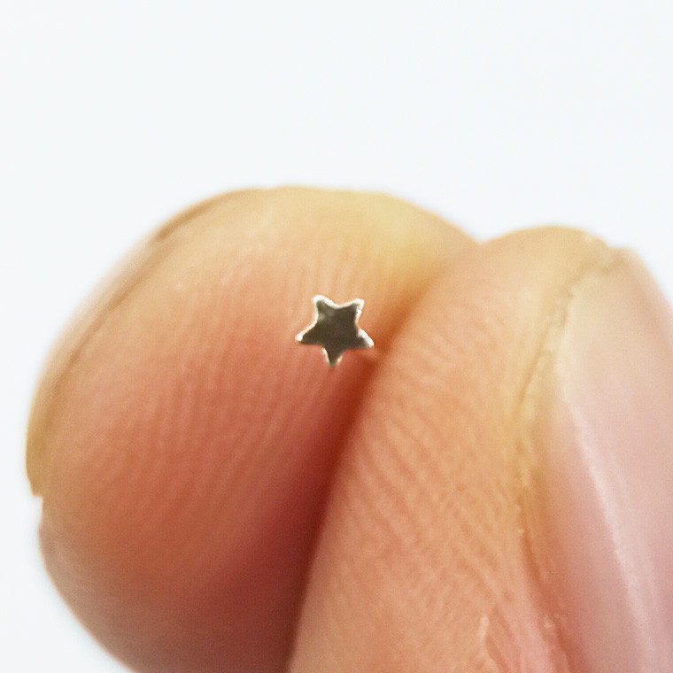 پیرسینگ نقره زنانه سلین کالا مدل ستاره ce-As3