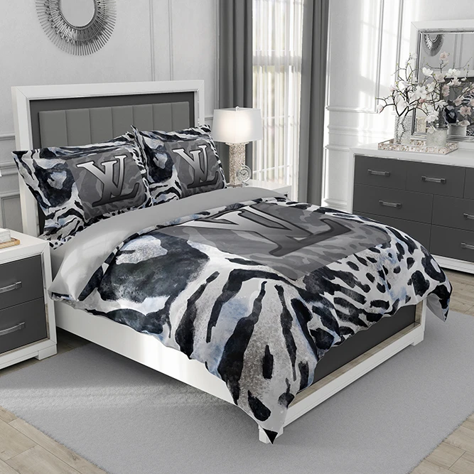 سرویس روتختی مدل لویی ویتون 4272 تک نفره 5 تکه