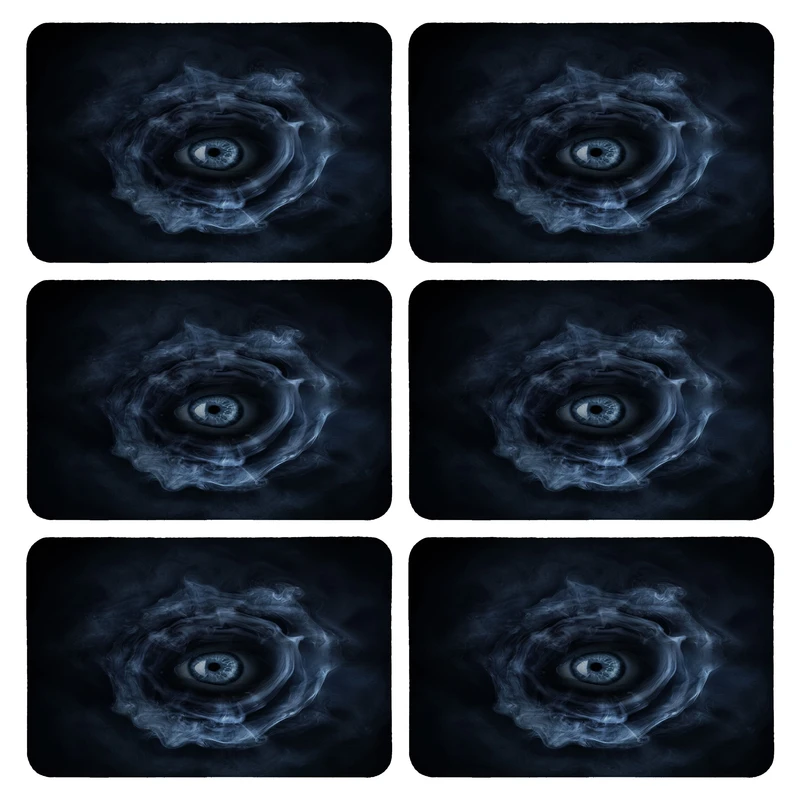 زیربشقابی طرح چشم کد 9251 بسته 6 عددی 