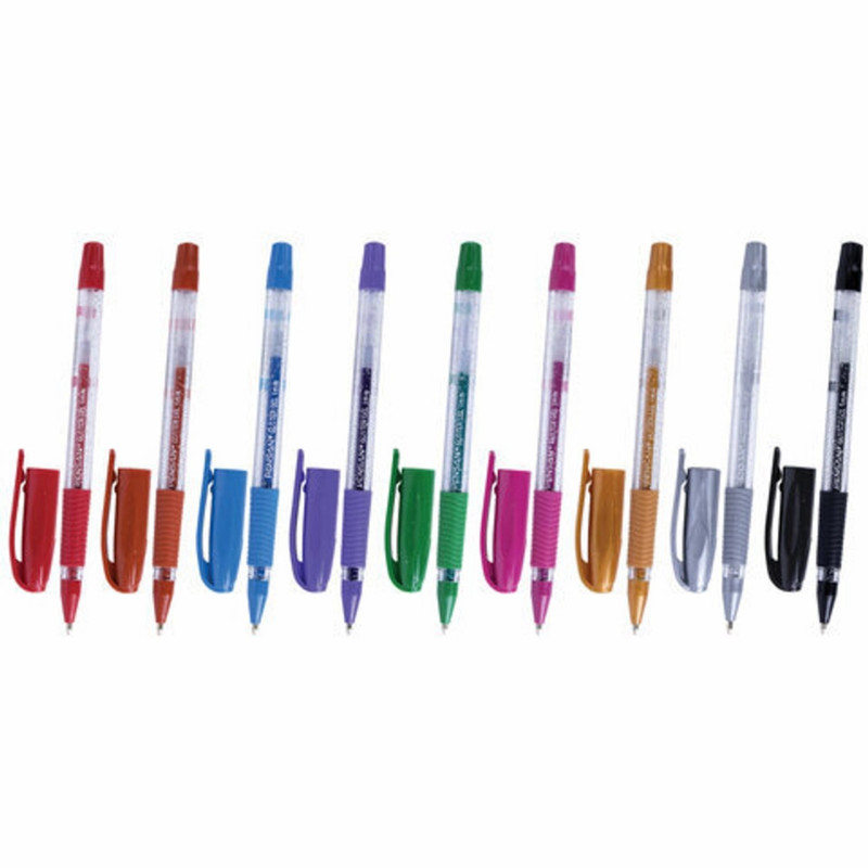 خودکار پنسان مدل Gel Glitter بسته 9 عددی