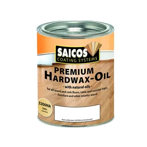 SAICOS Premium Hardwax Oil 3200 satin matt 750 ml colorless 