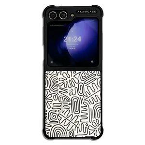 AKAM AMC-WSGZFLIP5-DOODLE10 Cover For Samsung Galaxy Z Flip 5