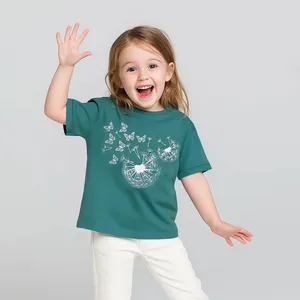 تی شرت آستین کوتاه دخترانه مادر مدل Dream رنگ سبز