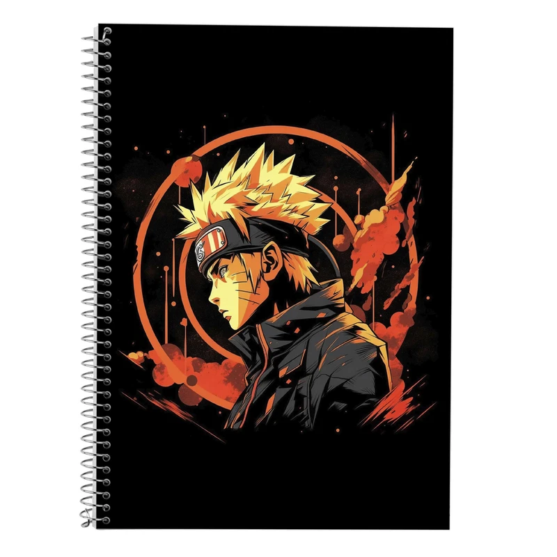 دفتر زبان 50 برگ مدوپد مدل سه خط طرح نارتو narto کد DF10579