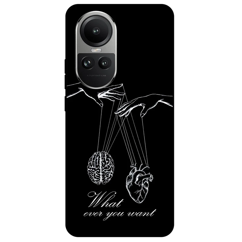 کاور مگافون طرح فکر و احساس مدل 1899 مناسب برای گوشی موبایل اوپو Reno 10 5G