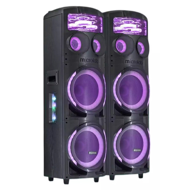 پخش کننده خانگی میکرولب مدل V400 3D مجموعه دو عددی