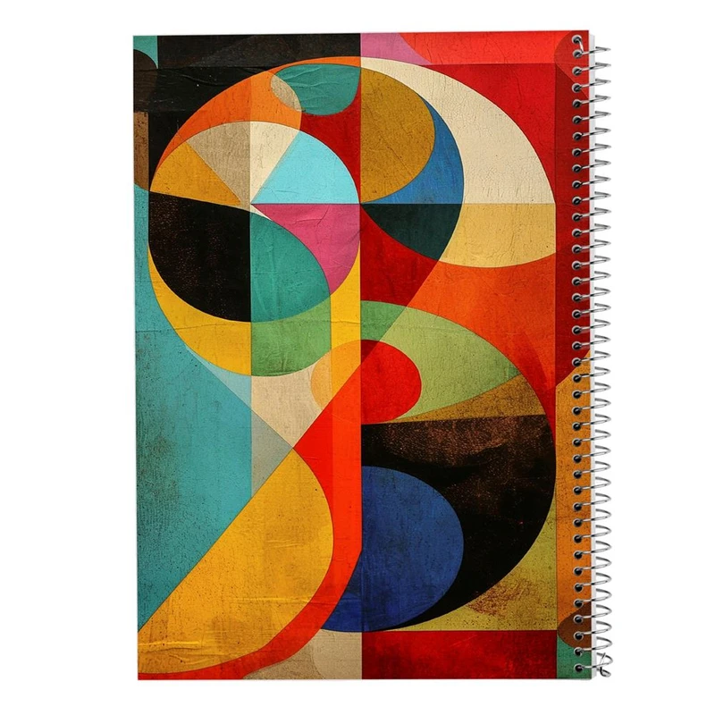 دفتر شطرنجی 50 برگ مدوپد طرح اشکال فانتزی کد DF16019