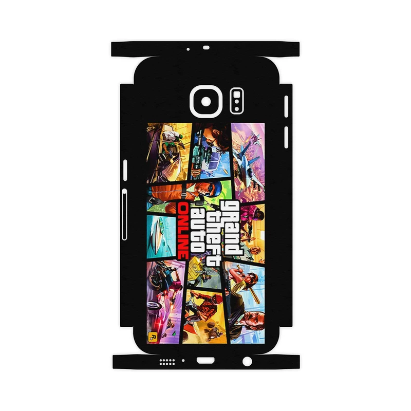 برچسب پوششی ماهوت مدل GTA Online Game Series-FullSkin مناسب برای گوشی موبایل سامسونگ Galaxy S6 Edge