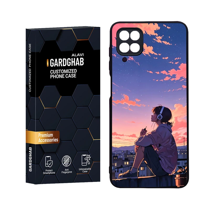 کاور گارد قاب علوی مدل Glass مناسب برای گوشی موبایل سامسونگ Galaxy A12