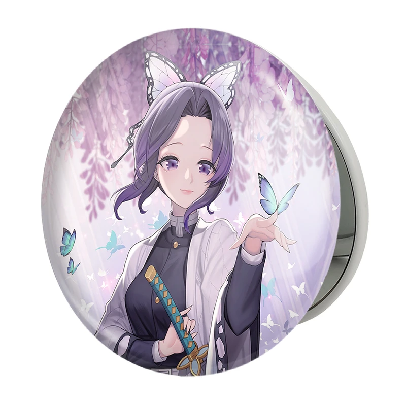 آینه جیبی خندالو طرح شینوبو کوچو انیمه شیطان کش مدل تاشو کد 13266 