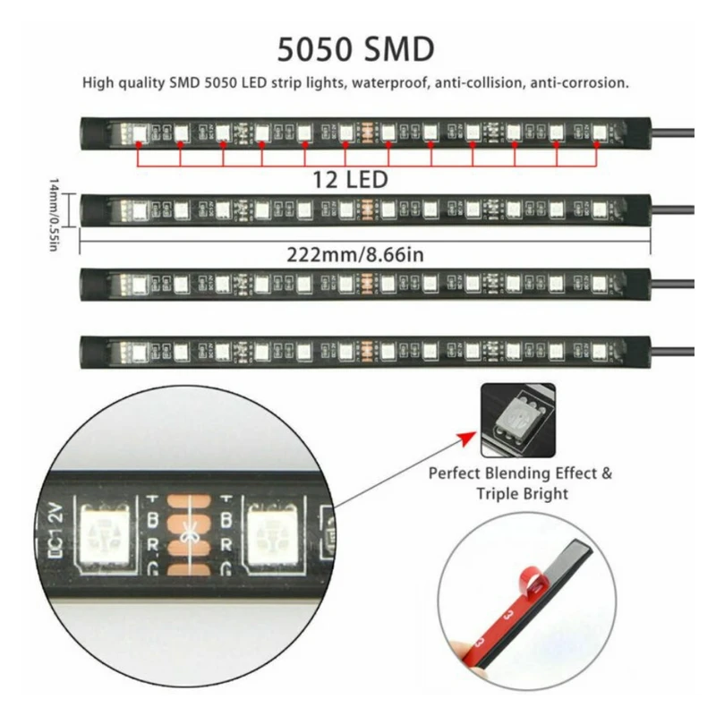عکس شماره 14 : کیت نورپردازی داخل خودرو دریم لایت مدل musical