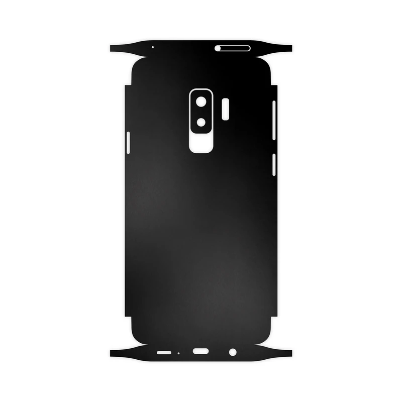 برچسب پوششی ماهوت مدل Black-Matte-FullSkin مناسب برای گوشی موبایل سامسونگ Galaxy S9 Plus