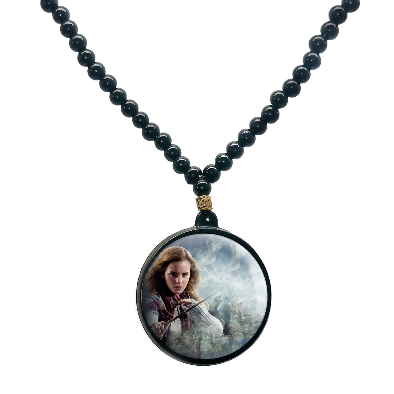 گردنبند پرمانه طرح Harry Potter کد pmd.23971 مدل دو طرفه